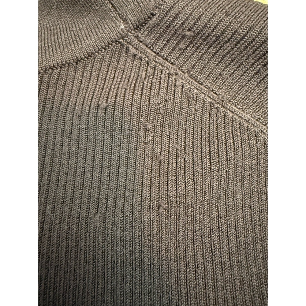 VTG Banana Republic Women's XS Silk Blend Ribbed Brown Cardigan (read) Y2K 90s - Picture 8 of 8